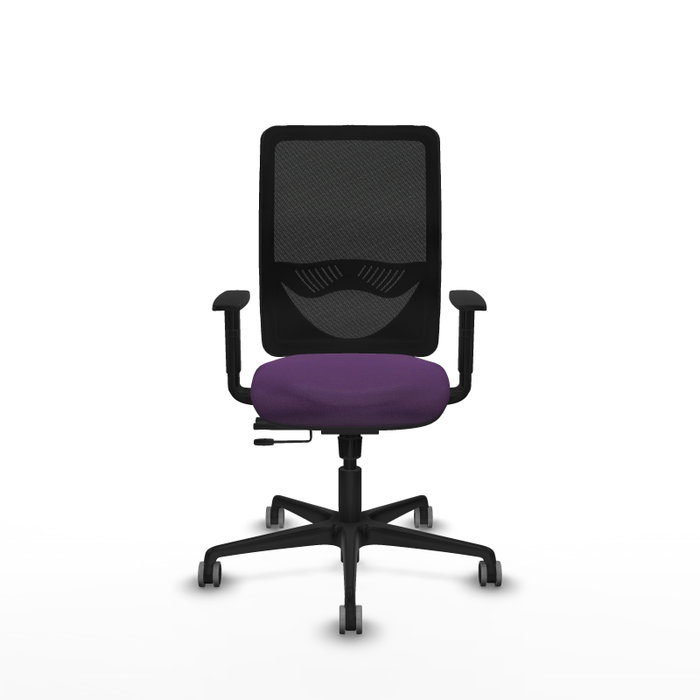 PIQUERAS Y CRESPO Silla de oficina Zulema con mecanismo Sincro/Traslack, Morado y Negro PIQUERAS Y CRESPO Silla de oficina Zulema con mecanismo Sincro/Traslack, Morado y Negro
