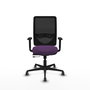 PIQUERAS Y CRESPO Silla de oficina Zulema con mecanismo Sincro/Traslack, Morado y Negro