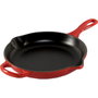 Le Creuset Sartén para Freír y Servir de Hierro Fundido, Rojo Cereza, 23 cm