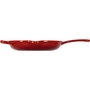 Le Creuset Sartén para Freír y Servir de Hierro Fundido, Rojo Cereza, 23 cm