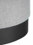 DKD Home Decor Reposapiés de Poliéster Gris Claro