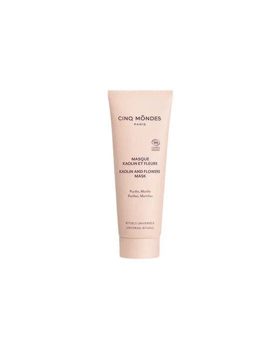 Cinq Mondes Mascarilla de Crema Kaolin and Floral Purificación 60 ml Cinq Mondes Mascarilla de Crema Kaolin and Floral Purificación 60 ml
