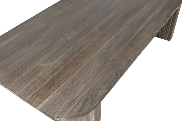 DKD Home Decor Mesa de Teca 250x100x77