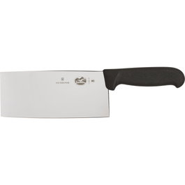Victorinox Cuchillo de Chef Fibrox 18 cm con Hoja Extra Ancha de Acero Inoxidable