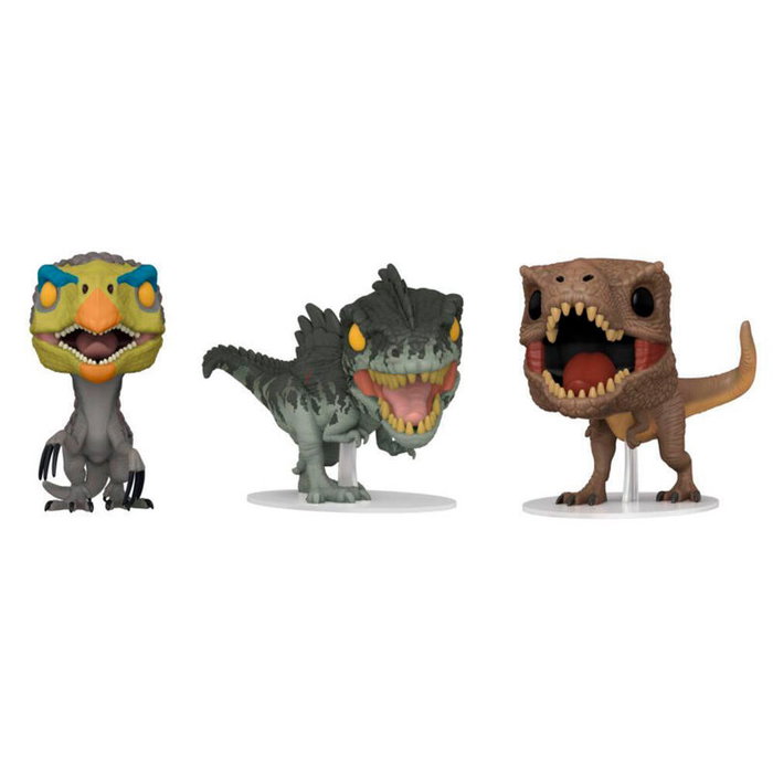 FUNKO Blíster 3 figuras POP Jurassic World