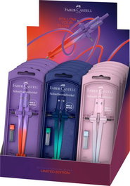 Compas Faber-Castell Stream Ajuste Rapido Flow Edition Expositor De 15 (3 Col.)