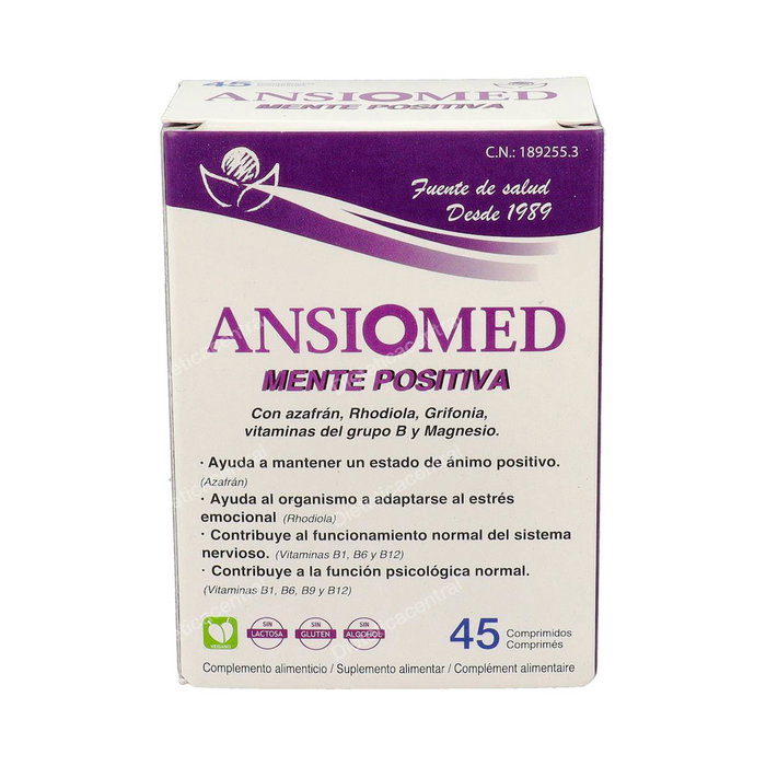 BIOSERUM Ansiomed Mente Positiva 45 Cápsulas BIOSERUM Ansiomed Mente Positiva 45 Cápsulas