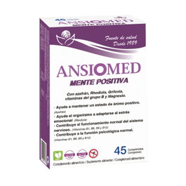 Bioserum Ansiomed Mente Positiva 45 comprimidos - Complemento alimenticio para el estado de ánimo positivo
