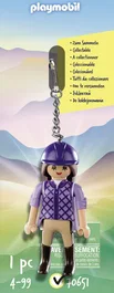Playmobil llavero jinete