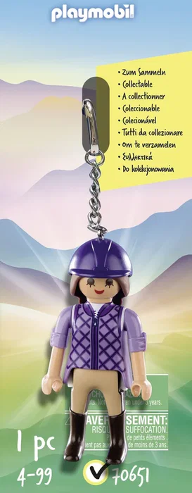 Playmobil Llavero Jinete con personaje de?