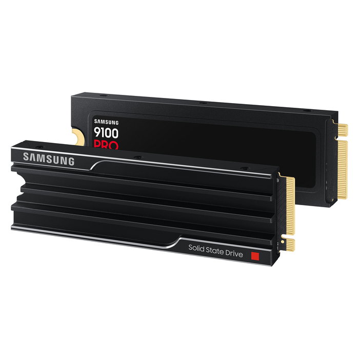 Samsung SSD 990 PRO con Heatsink 2TB M.2 PCIe 5.0 NVMe - Lectura 14700 MB/s, Escritura 13400 MB/s - MZ-VAP2T0 - Para PC Gaming