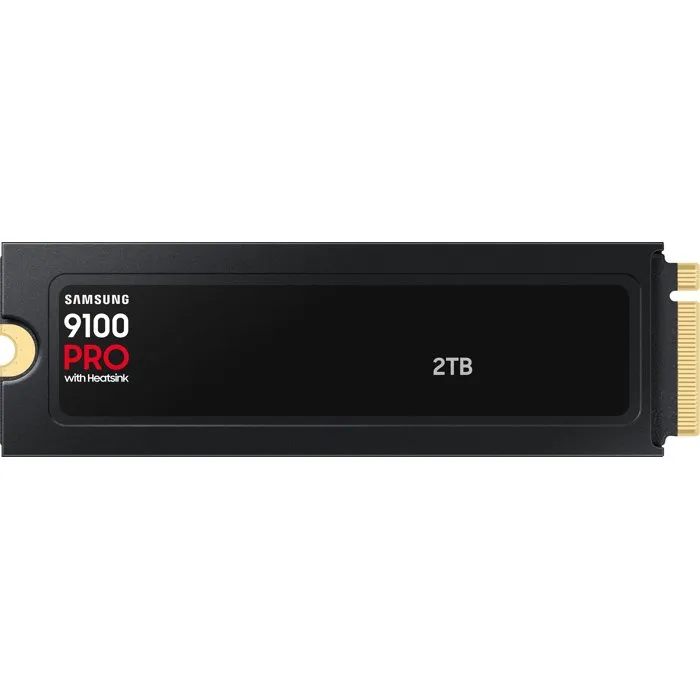 Samsung 9100 PRO Heatsink 2 TB M.2 NVMe PCIe 5.0 Samsung 9100 PRO Heatsink 2 TB M.2 NVMe PCIe 5.0