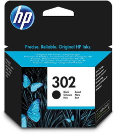 Cartucho Inkjet Hp F6U66Ae Nº302 Desktop 1010/2130/3630, Envy 4520/4522, Officejet 3830/3834/4650 Negro 190 Pág.