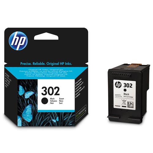 HP F6U66AE Cartucho de Tinta Negro Original 302 para Impresoras HP DeskJet 1110/2130/3630, HP ENVY 4520, HP OfficeJet 3830/3831/4650 HP F6U66AE Cartucho de Tinta Negro Original 302 para Impresoras HP DeskJet 1110/2130/3630, HP ENVY 4520, HP OfficeJet 3830/3831/4650