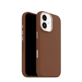 OtterBox Symmetry Cactus Leather Series para Apple iPhone 17, Desert Saddle