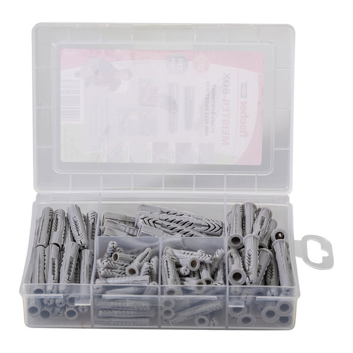 Fischer MEISTER-BOX UX/UX R Surtido de Anclajes de Expansión 110 Piezas