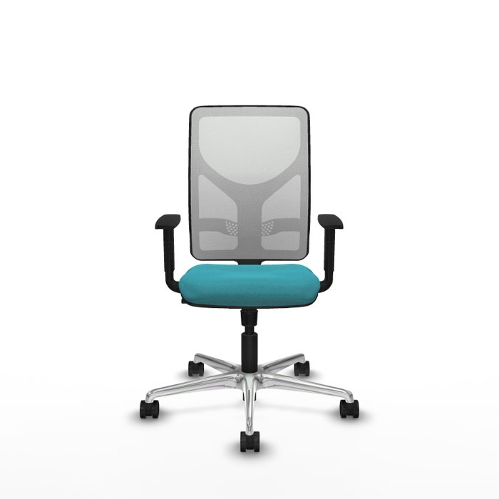 PIQUERAS Y CRESPO Silla de oficina Motilla con mecanismo Sincro, Turquesa y Blanco PIQUERAS Y CRESPO Silla de oficina Motilla con mecanismo Sincro, Turquesa y Blanco