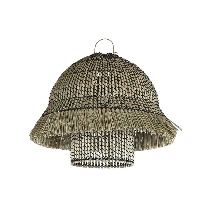 DKD Home Decor Lámpara de Techo de Fibras Naturales 74x57x65 cm