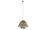 DKD Home Decor Lámpara Techo Lamps 2c 24 Fibras Naturales 57 x 65 x 74 cm