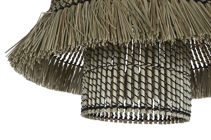 DKD Home Decor Lámpara Techo Lamps 2c 24 Fibras Naturales 57 x 65 x 74 cm DKD Home Decor Lámpara Techo Lamps 2c 24 Fibras Naturales 57 x 65 x 74 cm