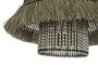 DKD Home Decor Lámpara Techo Lamps 2c 24 Fibras Naturales 57 x 65 x 74 cm