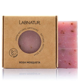 LABNATUR BIO Pack de 6 Jabones Naturales Premium Rosa Mosqueta 100g