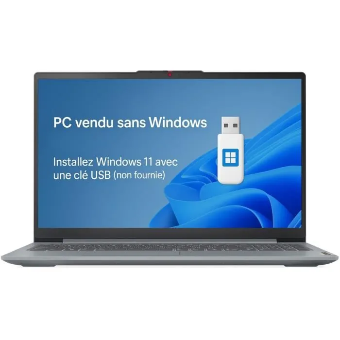 Lenovo IdeaPad Slim 3 15AMN8 Portátil 15'' FHD IPS Ryzen 5 7520U 16 GB RAM 512 GB SSD AZERTY 82XQ00PUFR