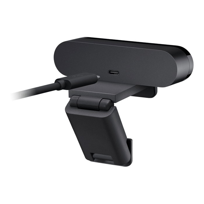 Logitech Brio 4K Webcam Livestream Graphite MS-Hello con Zoom 5x y Campo de Visión 90°, Diseñada para Windows 10 y 11