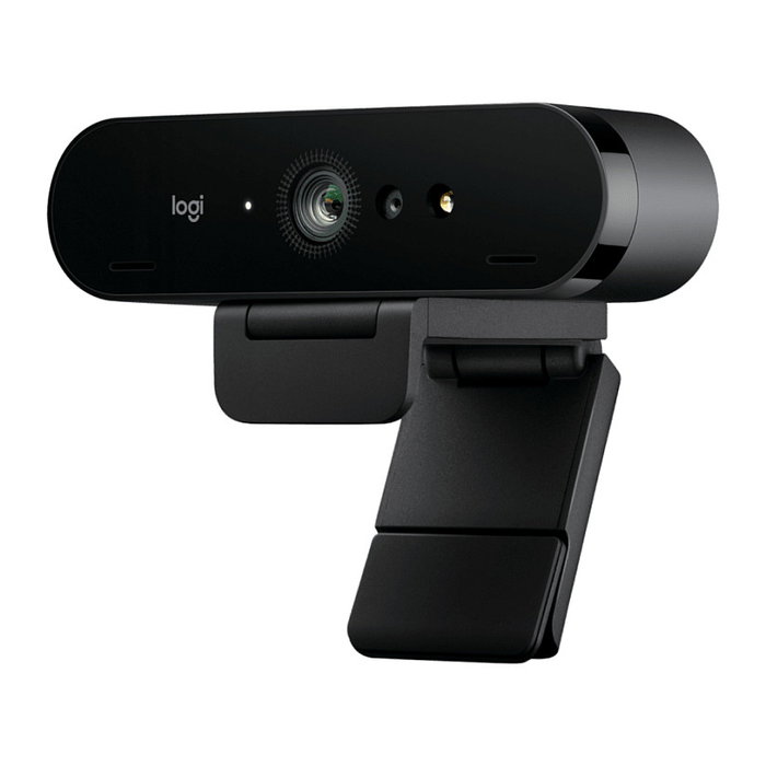 Logitech Brio 4K Webcam Livestream Graphite MS-Hello con Zoom 5x y Campo de Visión 90°, Diseñada para Windows 10 y 11