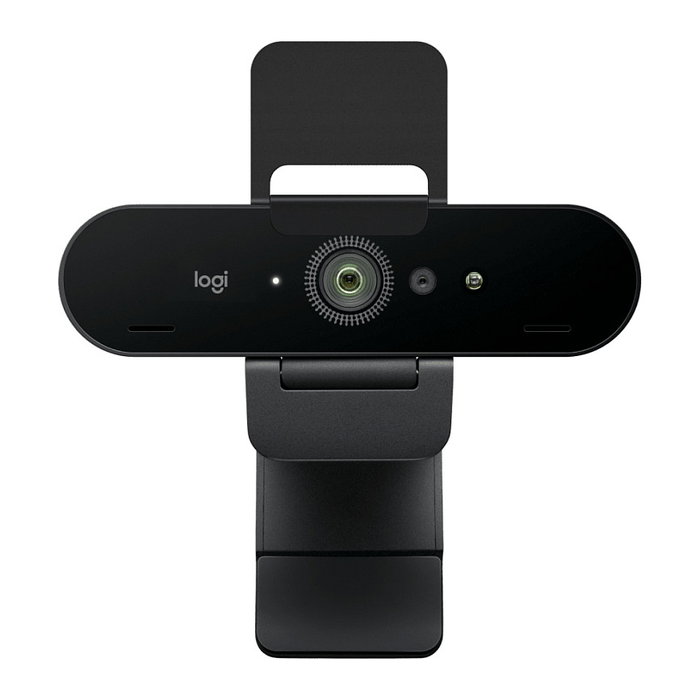Logitech Brio 4K Webcam Livestream Graphite MS-Hello con Zoom 5x y Campo de Visión 90°, Diseñada para Windows 10 y 11