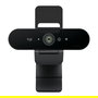 Logitech Brio 4K Webcam Livestream Graphite MS-Hello con Zoom 5x y Campo de Visión 90°, Diseñada para Windows 10 y 11