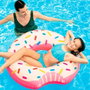 Intex Flotador rueda Donut Rosa bocado 94x23 cm