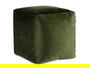 Giftdecor Puff Cuadrado Terciopelo 30x30 cm Verde (Set de 4)