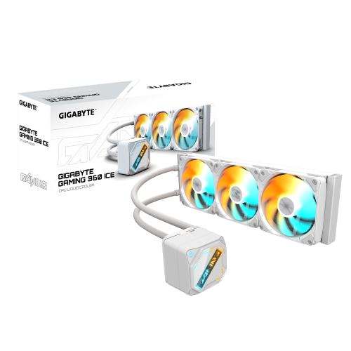 Gigabyte GIGABYTE GAMING 360 ICE Refrigeración Líquida Blanca ARGB