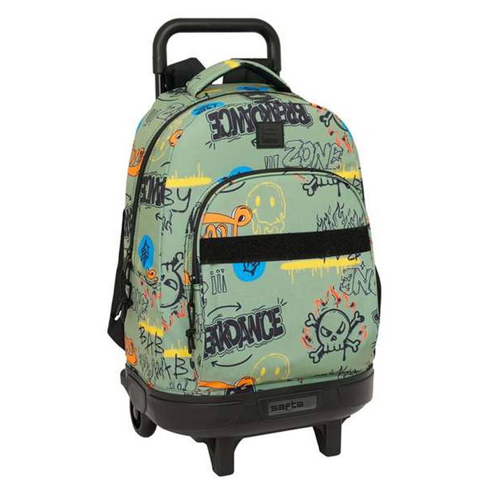 Safta Mochila Grande Graffiti Zone con Ruedas Compact Extraíble