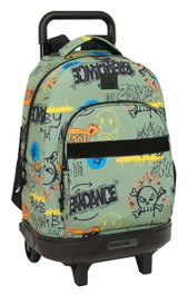 Safta Mochila Grande Graffiti Zone con Ruedas Compact Extraíble