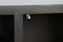 DKD Home Decor Rombo Gold Mueble TV Moderno Marrón Dorado 140 x 55 x 40 cm Acacia Metal Puertas