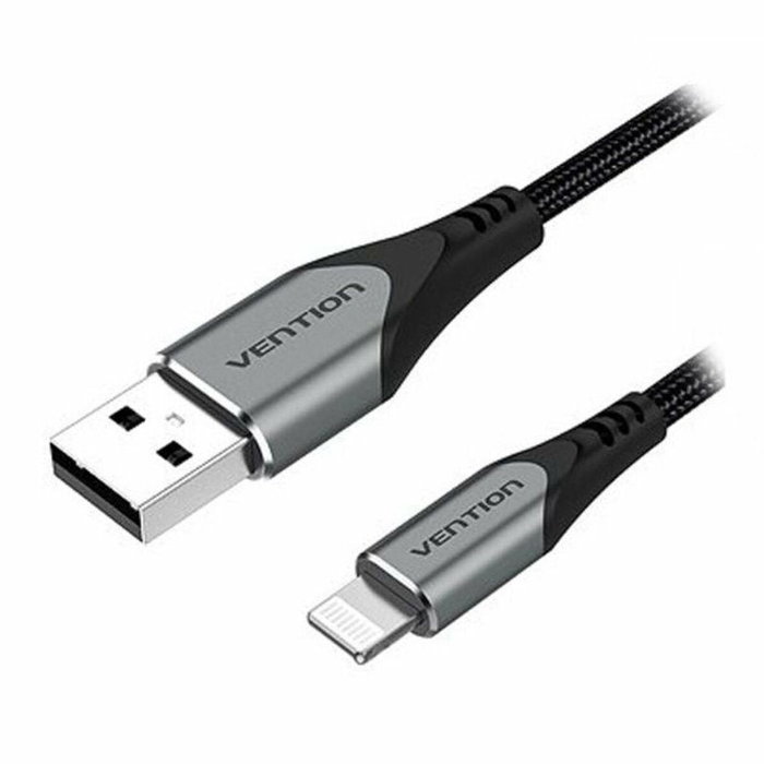 Vention Cable USB 2.0 Lightning a USB Macho, 1m, Gris Vention Cable USB 2.0 Lightning a USB Macho, 1m, Gris