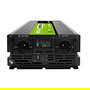 Green Cell KFZ Spannungswandler Power Inverter 24V a 230V 3000W/6000W LCD - Inversor para Coche, 24V DC a 230V AC, Con Display