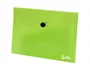 Liderpapel Carpeta Dossier con Broche Verde Translúcido DIN A6