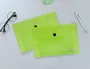 Liderpapel Carpeta Dossier con Broche Verde Translúcido DIN A6
