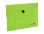 Liderpapel Carpeta Dossier con Broche Verde Translúcido DIN A6