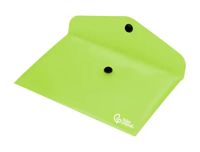 Liderpapel Carpeta Dossier con Broche Verde Translúcido DIN A6 Liderpapel Carpeta Dossier con Broche Verde Translúcido DIN A6