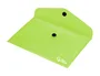 Liderpapel Carpeta Dossier con Broche Verde Translúcido DIN A6