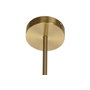 DKD Home Decor Lámpara de Techo de Metal y Cristal con Bolas Doradas 64x64x64 cm