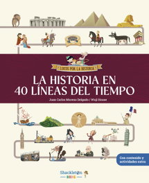 La historia en 40 líneas del tiempo, Juan Carlos Moreno Delgado - SHACKLETON BOOKS