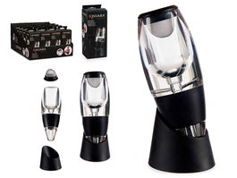 Kinvara Oxigeneador de Vino 6 x 18.6 x 7 cm Plástico Metractilato TPE Metal SS 304 (Set de 24)