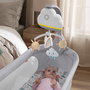 Fisher-Price Hbp40 Móvil para Cuna Lluvia y Arcoíris con Música, Luz Nocturna y Sensor de Sonido. Juguete Bebés +0 meses