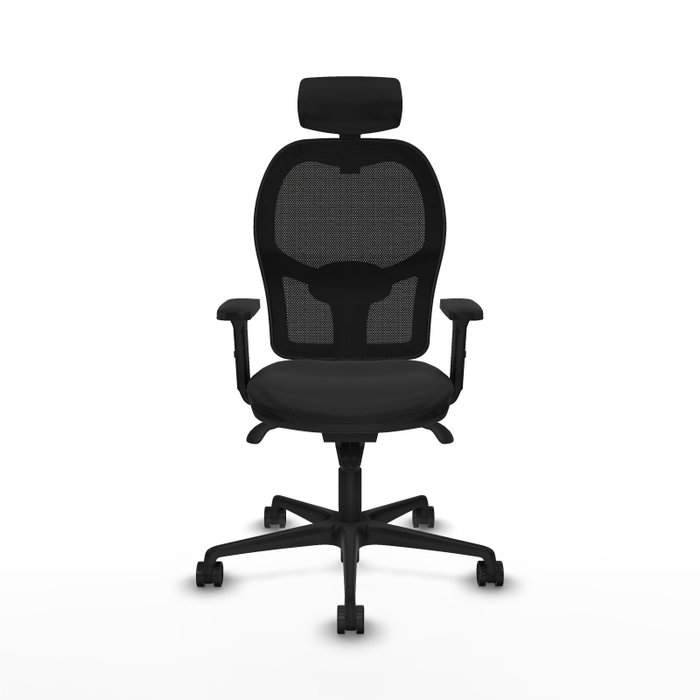 PIQUERAS Y CRESPO Silla de oficina Jorquera con mecanismo Sincro en Similpiel Negro PIQUERAS Y CRESPO Silla de oficina Jorquera con mecanismo Sincro en Similpiel Negro