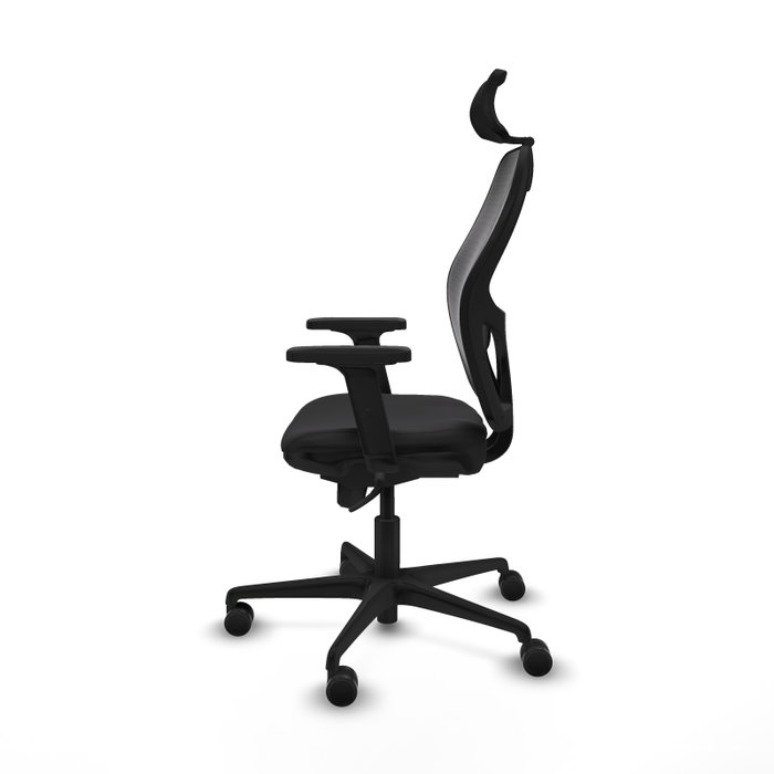 PIQUERAS Y CRESPO Silla de oficina Jorquera con mecanismo Sincro en Similpiel Negro PIQUERAS Y CRESPO Silla de oficina Jorquera con mecanismo Sincro en Similpiel Negro